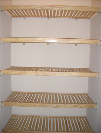 Wood Closet - Shelf (650x450), Png Download