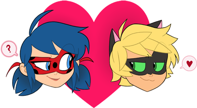 Sticker Ladybug And Cat Noir - Angie Nasca Cat Noir (408x408), Png Download
