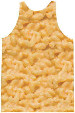 Men's Mac N Cheese All Over Tank Top - Macaroni And Cheese (500x500), Png Download