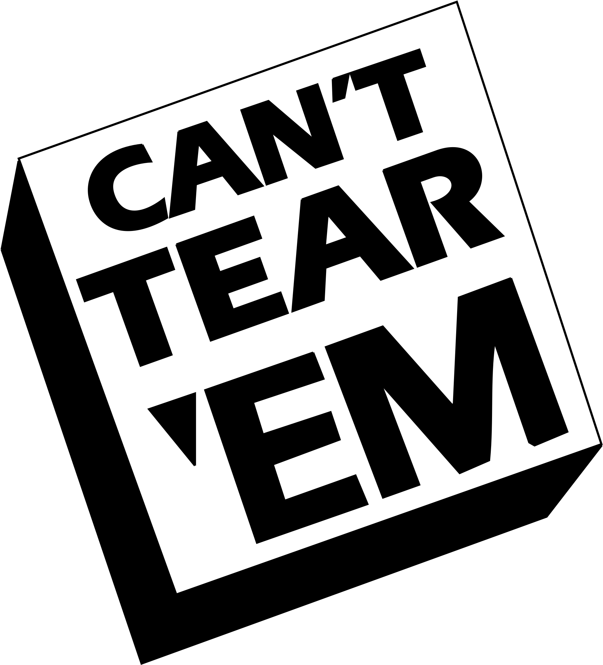 Can't Tear 'em Logo Png Transparent - Sign (2400x2400), Png Download