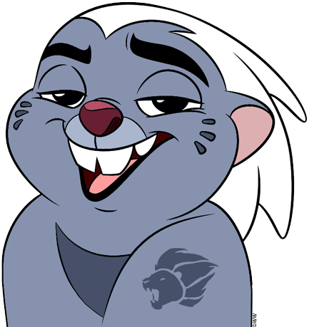 Lion Clipart Laugh - Bunga Lion Guard Png (433x459), Png Download