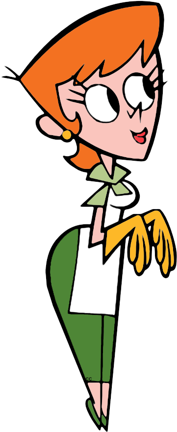 Mom - Dexter's Laboratory Characters (373x891), Png Download