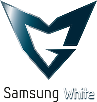 Samsung White Logo Lol (400x400), Png Download