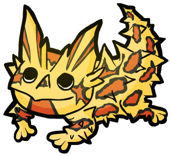 Thorny Devil - Easy To Draw Thorny Devil (397x360), Png Download