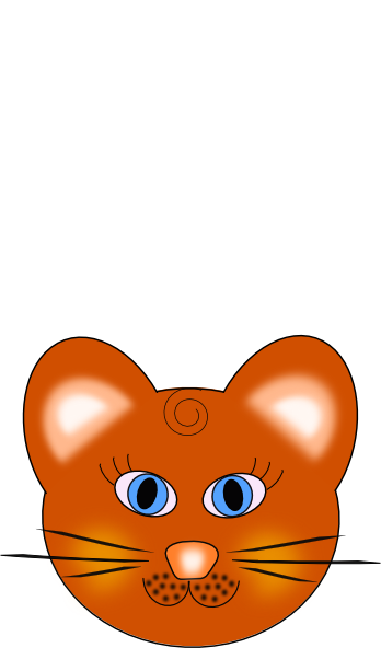 How To Set Use Cat Face Clipart (348x592), Png Download