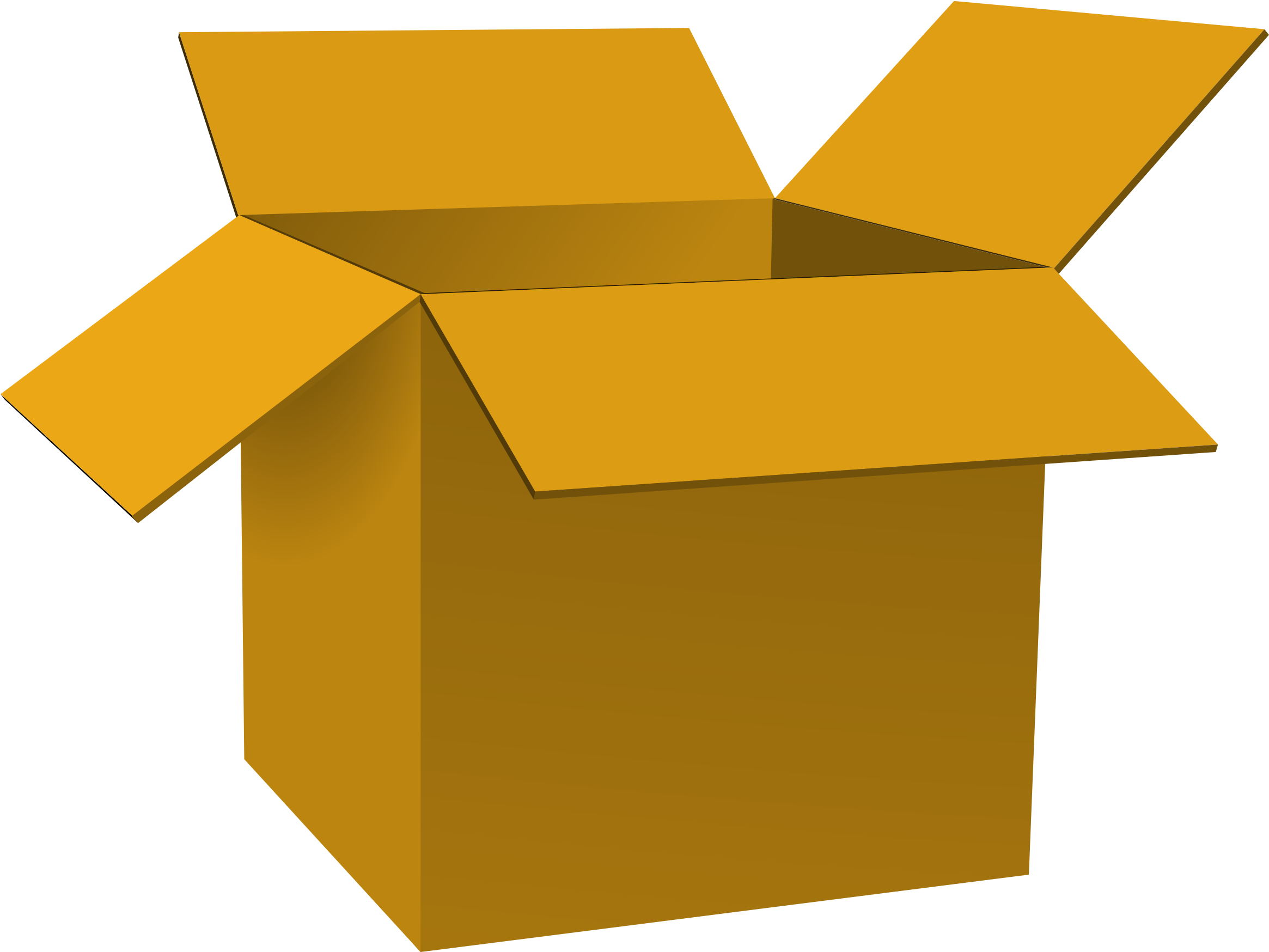 Box Transparent Png Image - Yellow Box Clipart (2400x1760), Png Download