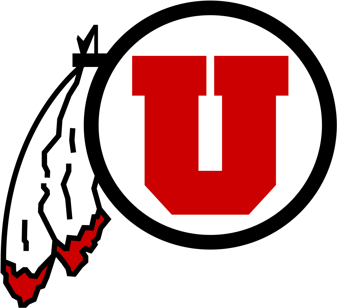 Utah Utes Logo Png (1054x1024), Png Download