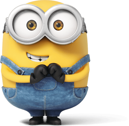 At The Movies - Despicable Me Die Cut Birthday Card (500x490), Png Download