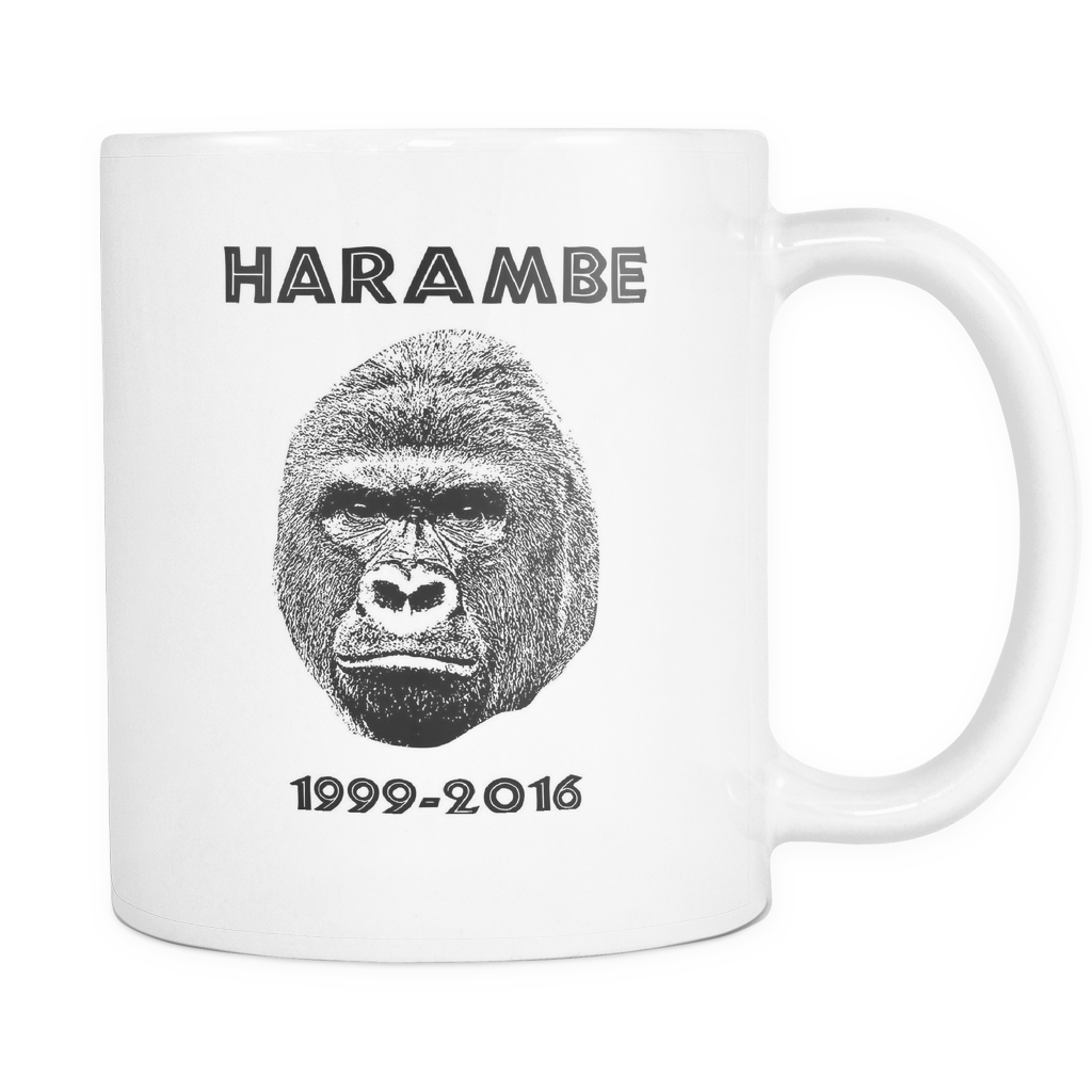 Harambe 1999-2016 Coffee Mug - Mug (1024x1024), Png Download