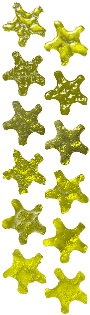 Glass, Shapes, Stars, Gold, Column, Medal, Star - Clip Art (320x640), Png Download