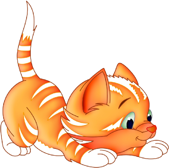 Kitten Clipart At Getdrawings - Cat Clipart No Background (600x600), Png Download