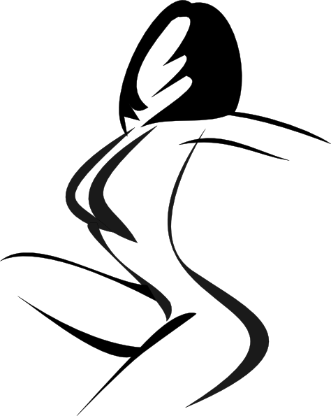 Sexy Woman Silhouette Png (474x595), Png Download