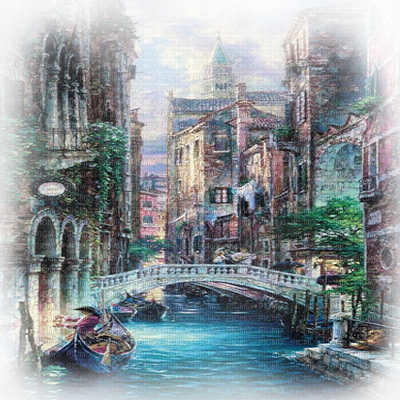 Soave Background Transparent City Vintage Venice Blue - Venice (400x400), Png Download