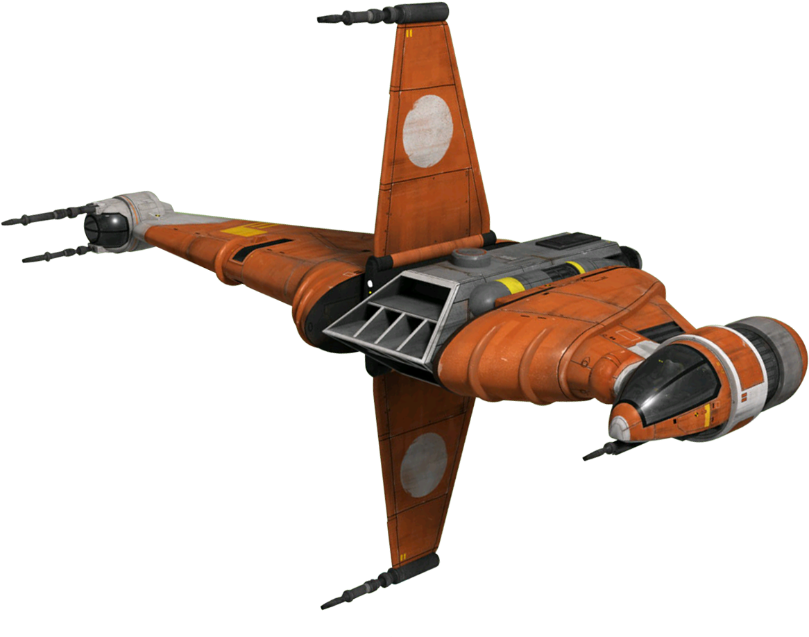 B-wing Starfighter - B Wing Prototype (1249x953), Png Download