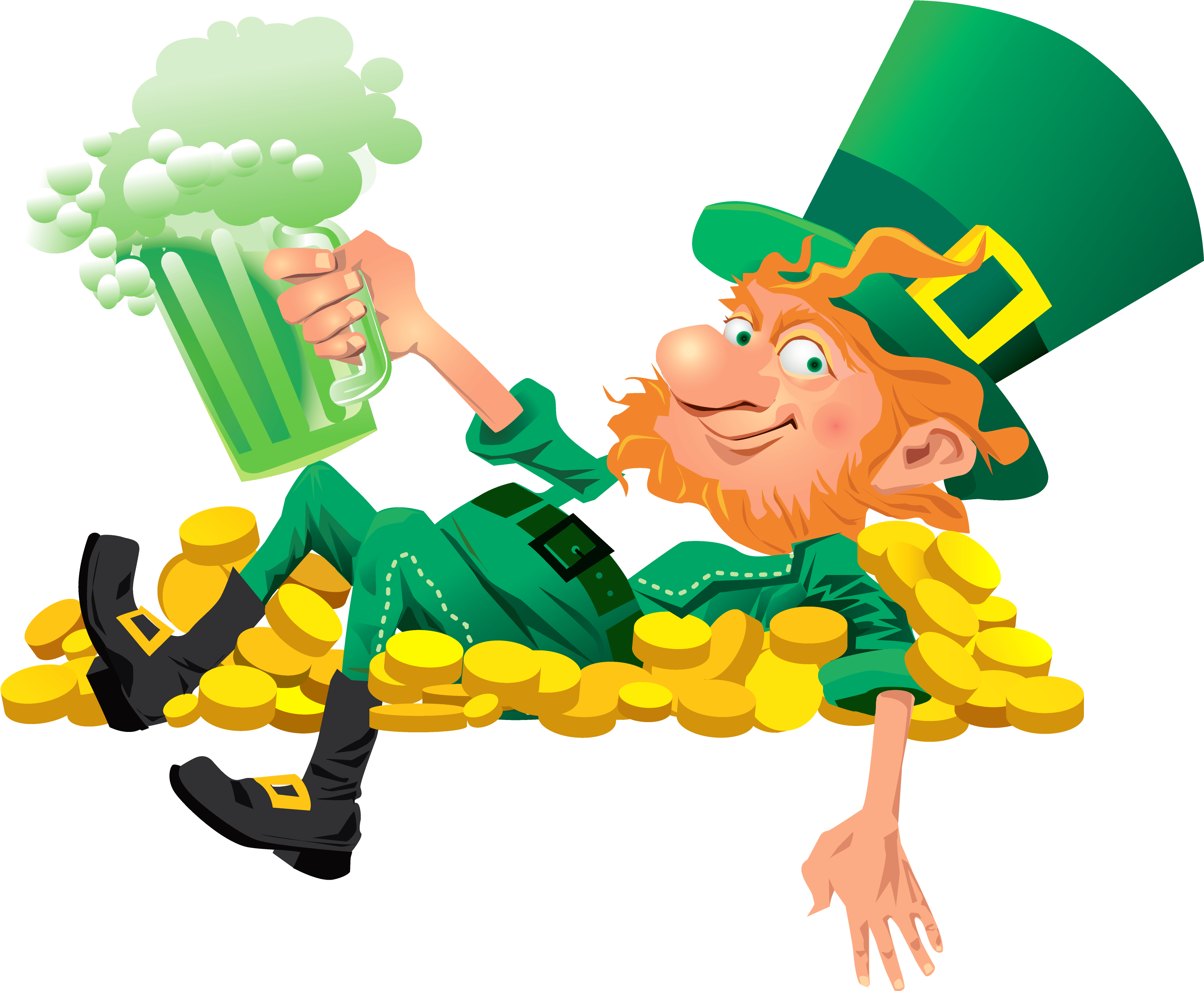 Leprechaun Png Png Transparent Stock - Leprechaun Png (3500x2875), Png Download