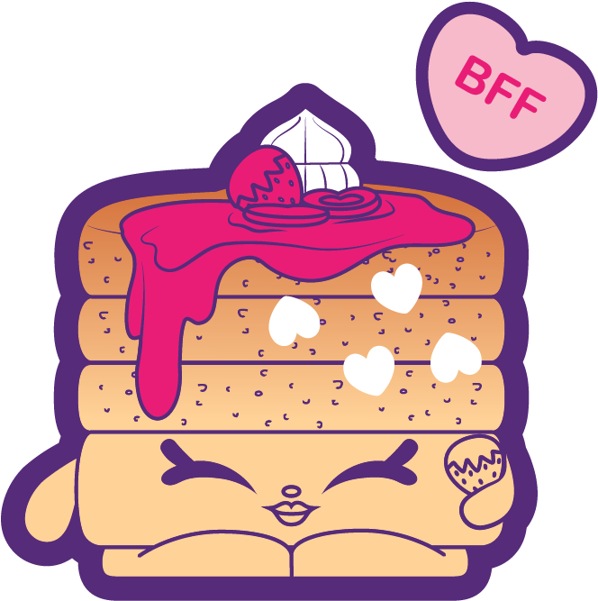 Primrose Pancakes - Shopkins Bubble Gum Sweetheart Candice Candle Candy (834x834), Png Download