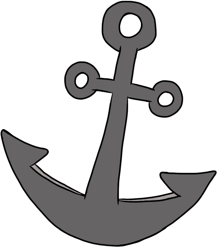 Cute Anchor Clip Art Free Clipart Images - Pirate Clipart (828x950), Png Download