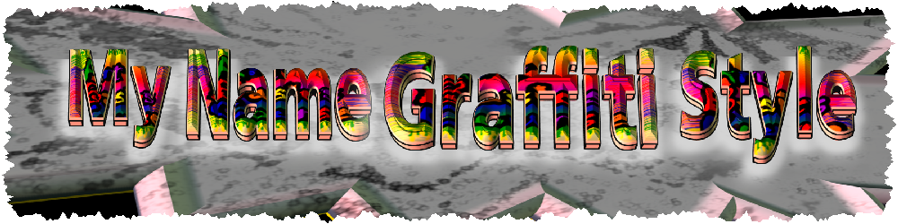 My Name Graffiti Style - Art (1000x250), Png Download