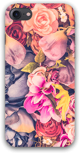 Rose Floral Pattern Iphone 7 Mobile Case - Notebook Journal Dot-grid, Graph, Lined: Multi Color (600x600), Png Download