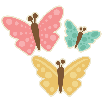 Spring Butterfly Set Svg Cutting Files For Scrapbooking - Scalable Vector Graphics (432x432), Png Download