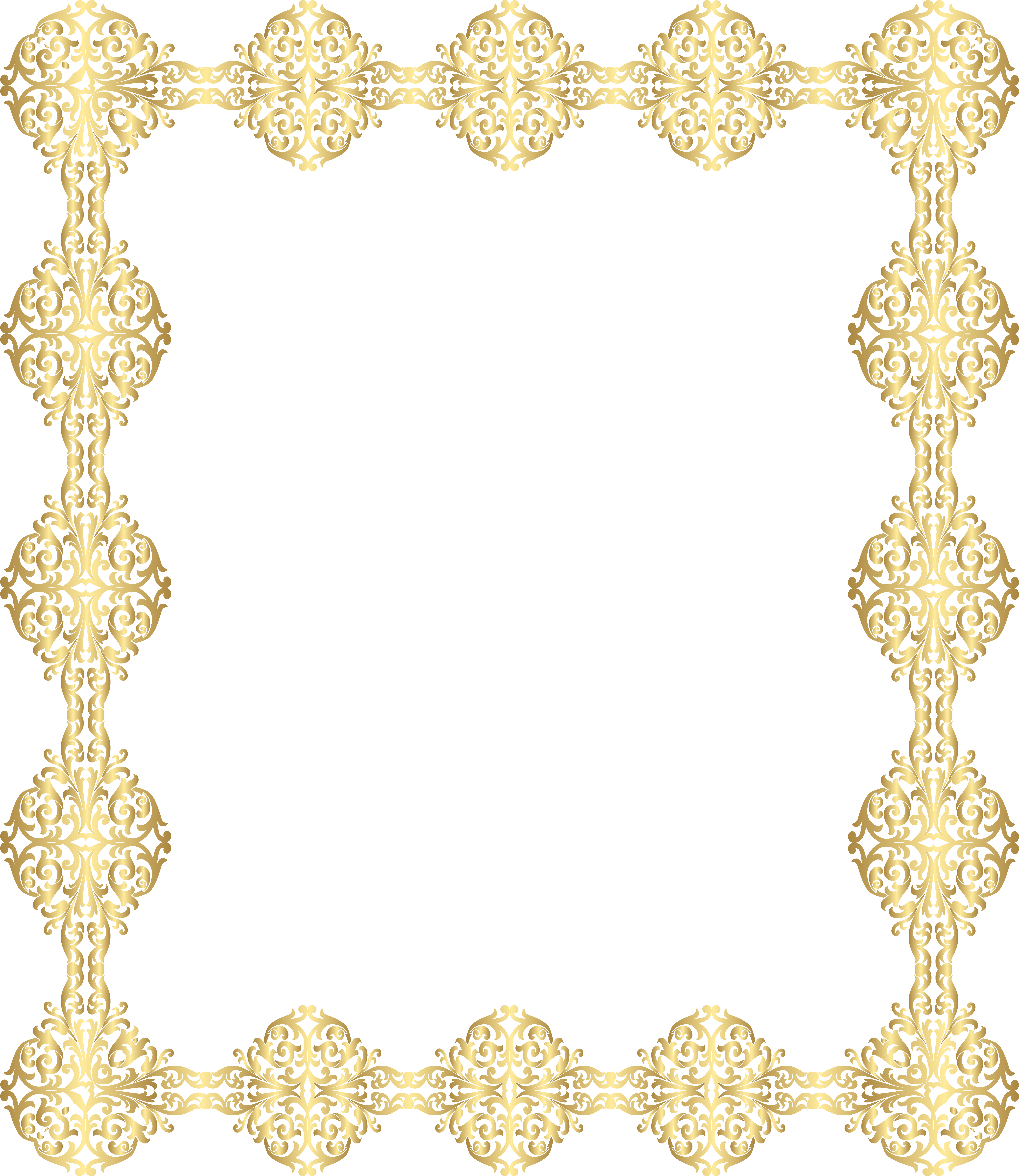 Free Transparent Fancy Border (6933x8000), Png Download