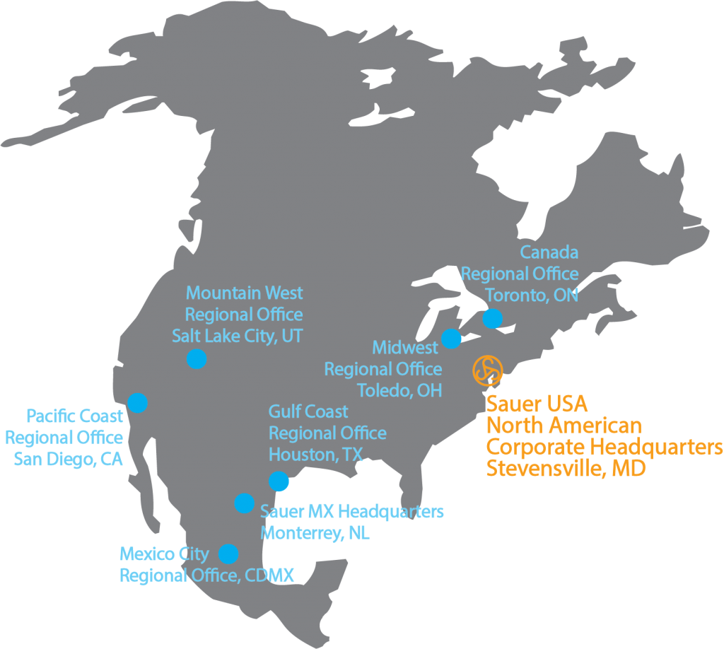 Sauer Usa Map 2018 No Background - International Franchise Association Logo Vector (500x448), Png Download