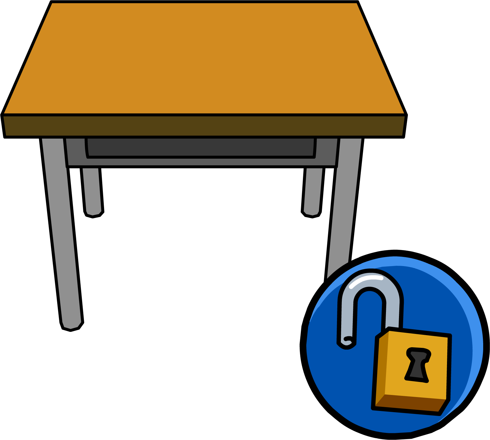 Download Classroom Desk Table Clipart Png Image With No
