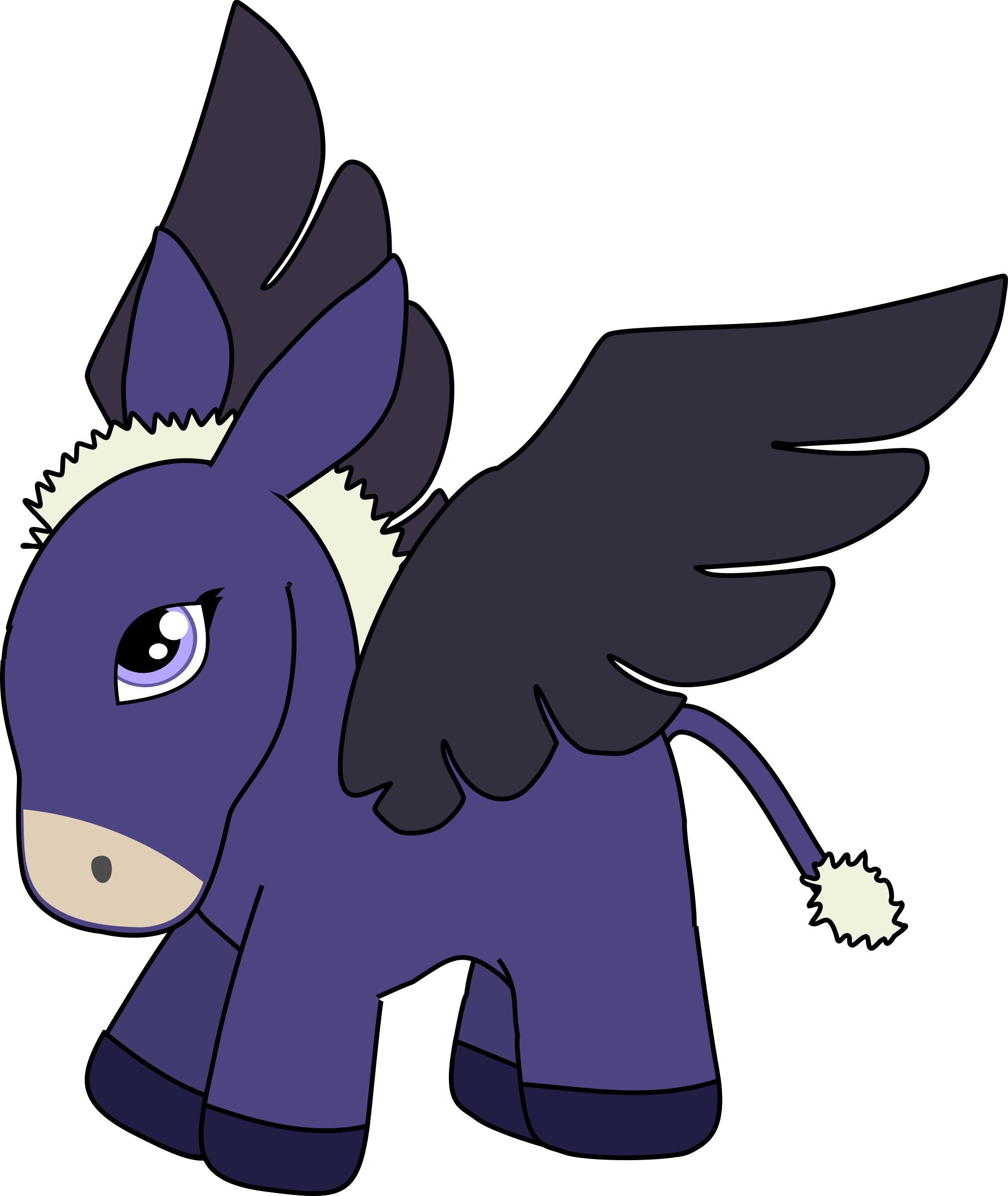 This Free Icons Png Design Of Pegasus Donkey (2023x2400), Png Download