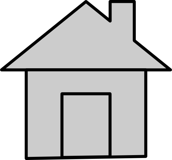 How To Set Use Gray House Icon Clipart (600x558), Png Download