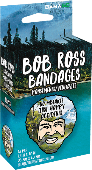 Bob Ross Bandages (600x600), Png Download