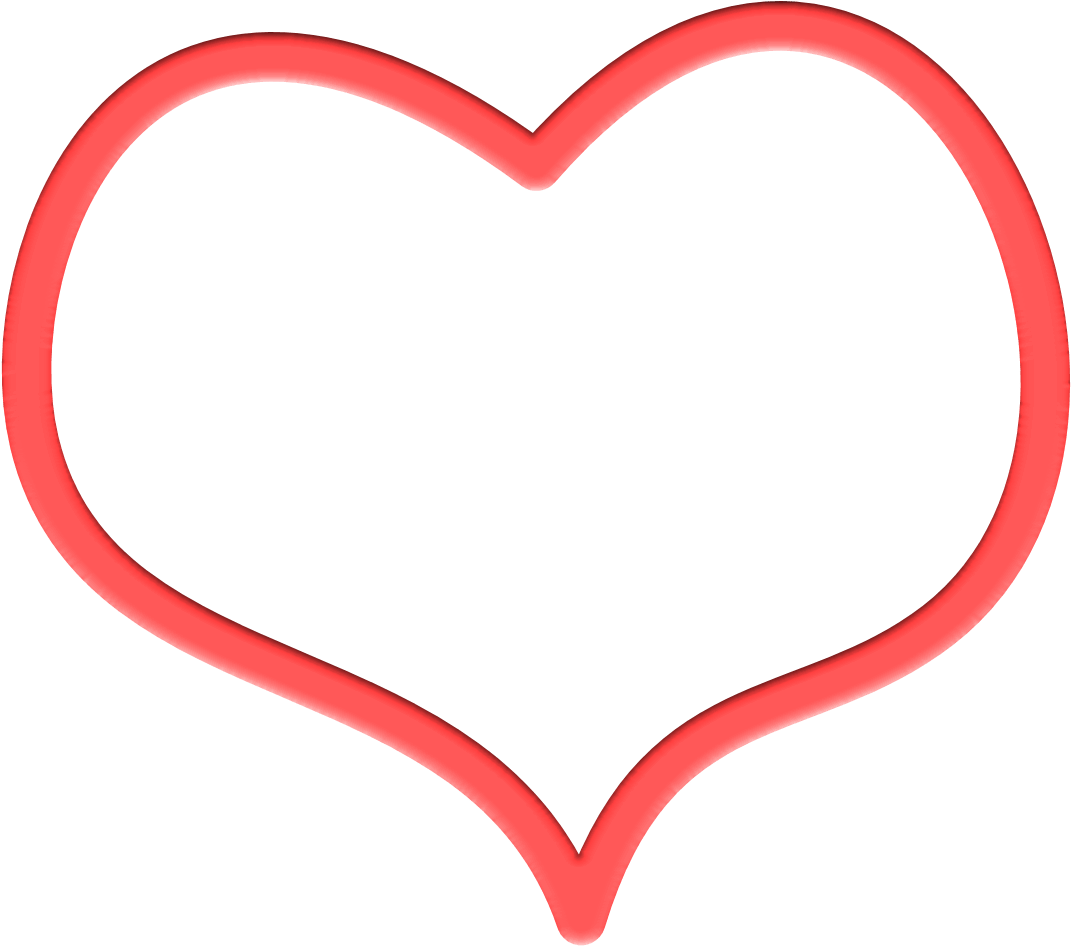 Heart Outline Red Drawing Transparent Png - Pure Heart Clip Art (1150x1100), Png Download