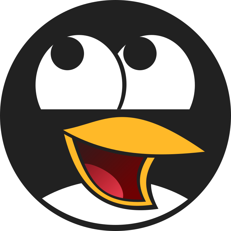 Linux Knight @linuxknight@fosstodon - Penguin Face Clip Art (400x400), Png Download