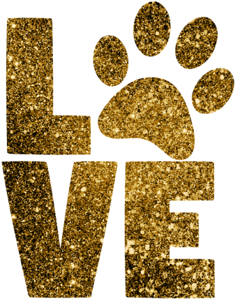 Paw Glitter,glitter, - Vinyl Boutique Shop Craft Adhesive Ombre Faux Glitter (500x500), Png Download
