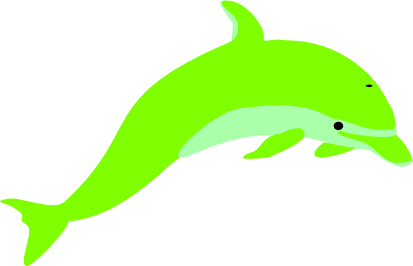 How To Set Use Green Dolphin Clipart (600x386), Png Download