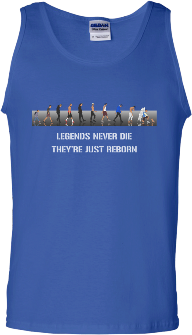 Legends Never Die They're Just Reborn Xxxtentacion - Shirt (1155x1155), Png Download