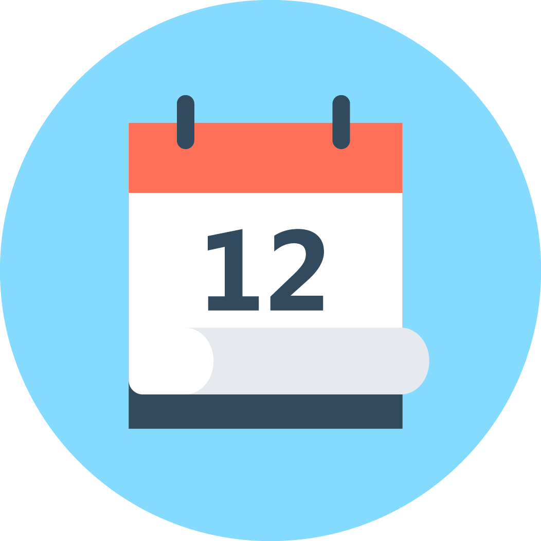 Calendar-icon - Calendario De Averias Red (1052x1052), Png Download