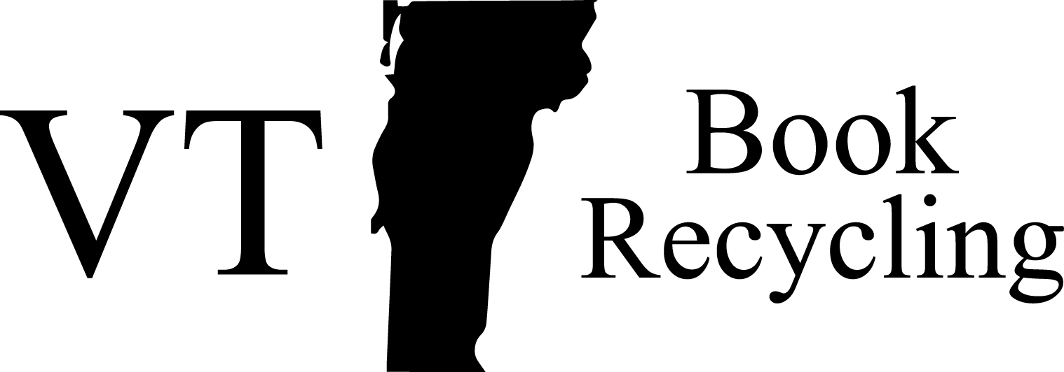 Vt Book Recycling We Buy Used Books Image Black And - Vermont Skier Sticker (1518x532), Png Download