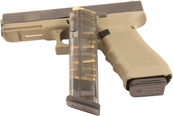 Ets 10 Rnd 9mm Mag - Ets Glock 17 Mag (600x397), Png Download