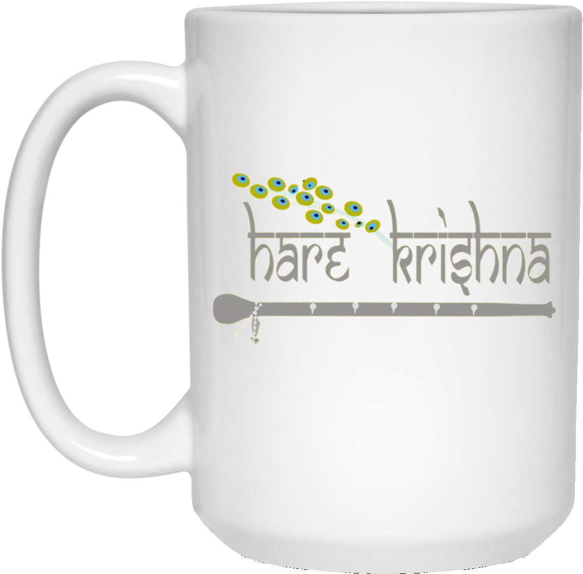 Hare Krishna Flute And Peacock Feather For Men, Kids - Fuck You I Mean Good Morning Unicorn Mug (1155x1155), Png Download