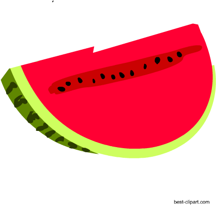 Free Watermelon Clip Art - Watermelon (450x450), Png Download