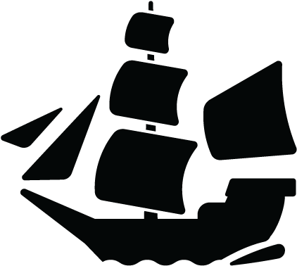 Pirate Ship Wall Decal - Pirate Life Throw Blanket (451x451), Png Download