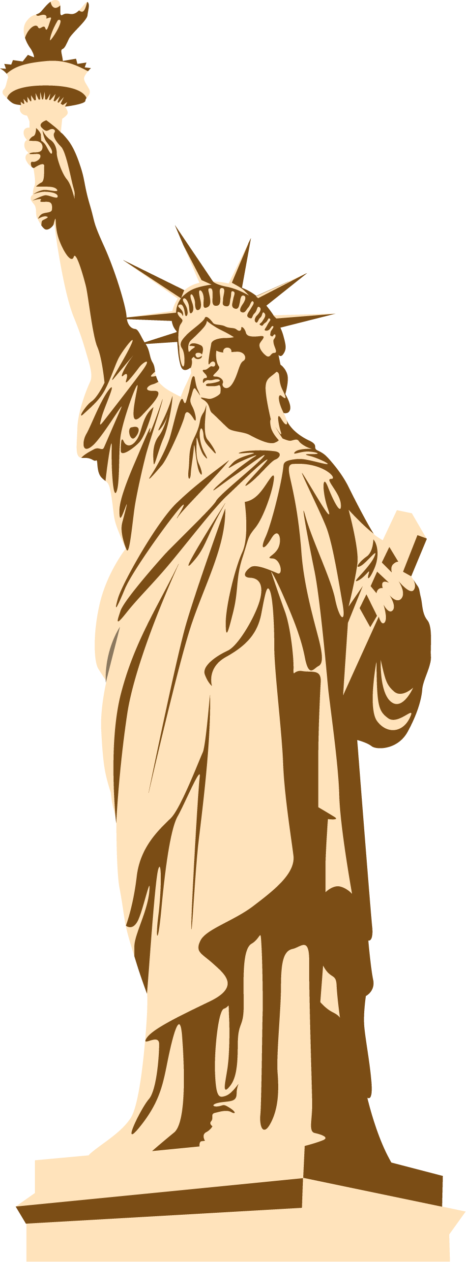 Statue Of Liberty Crown Png Download - E-vitta Stand 2p 10.1 One Size (948x2563), Png Download