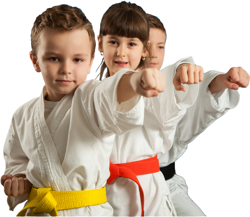 Give Your Child The Opportunity To Develop Confidence, - Karate Boys And Girls (1024x782), Png Download