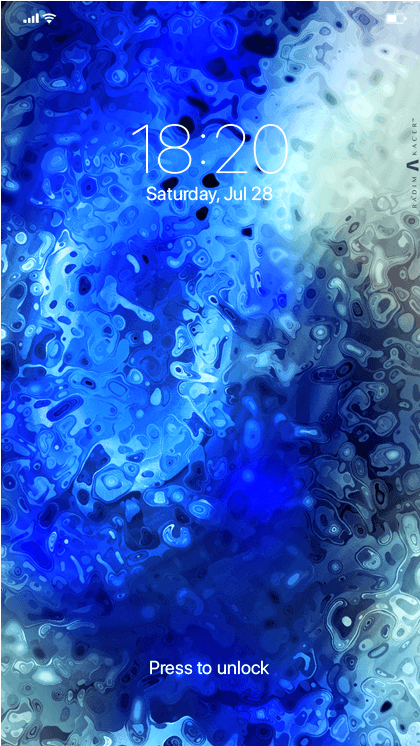 Ultramarine Cool Iphone Wallpaper - Wallpaper (1001x1001), Png Download