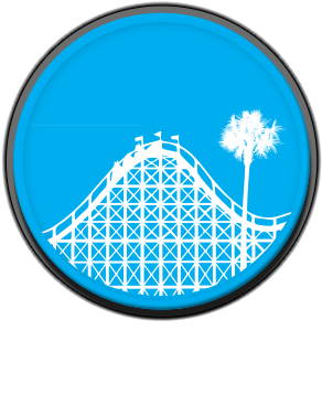 Mission Beach - Circle (341x480), Png Download