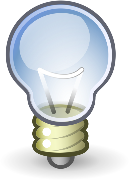 Designs Png Lightbulb - Light Bulb Icon (600x600), Png Download
