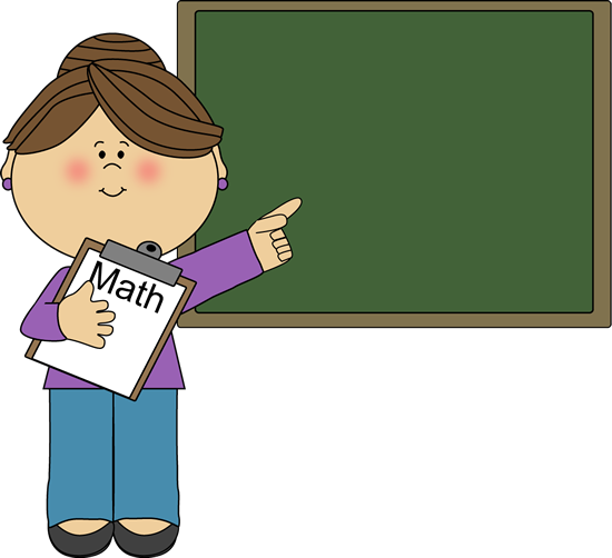 Svg Royalty Free Female Math - Math Teacher Clip Art (550x502), Png Download