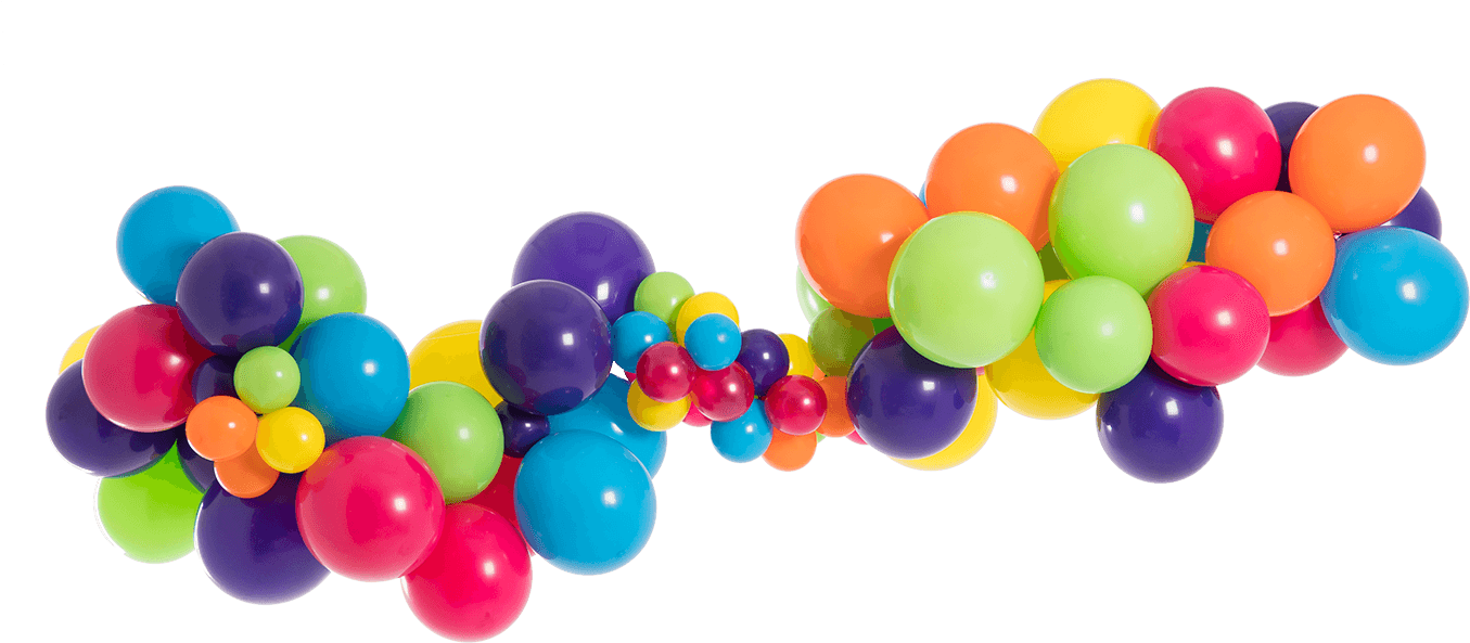 Download Circus Balloon Garland Kit Balloon PNG Image with No