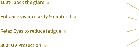 Polyray Polarized Lenses Effectively Eliminate Glare - Tan (700x271), Png Download