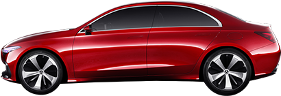 2018 A Class Sedan Concept Future Model Thumb - Mercedes Benz A Sedan (600x200), Png Download